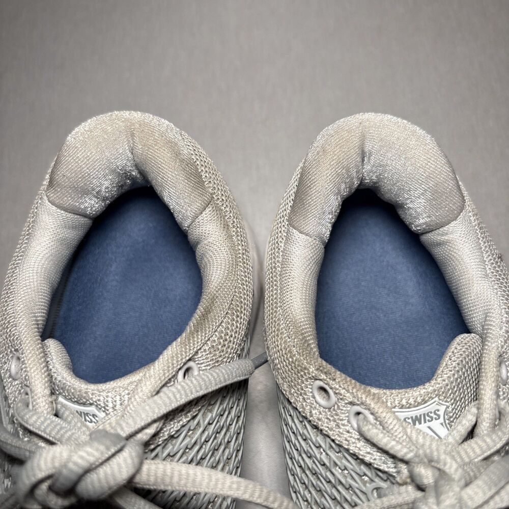 K Swiss Express Light Pickleball Shoes Womens US 7.5 Gray Grey White Tennis Low - Picture 12 of 14